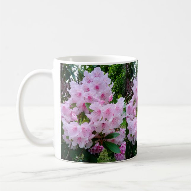 Söt Rosa Flower Blommigt Botanical Gardener's Mugg (Vänster)