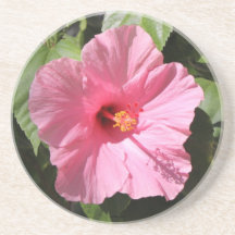 Söt Rosa Flower Stone Underlägg