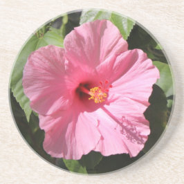 Söt Rosa Flower Stone Underlägg