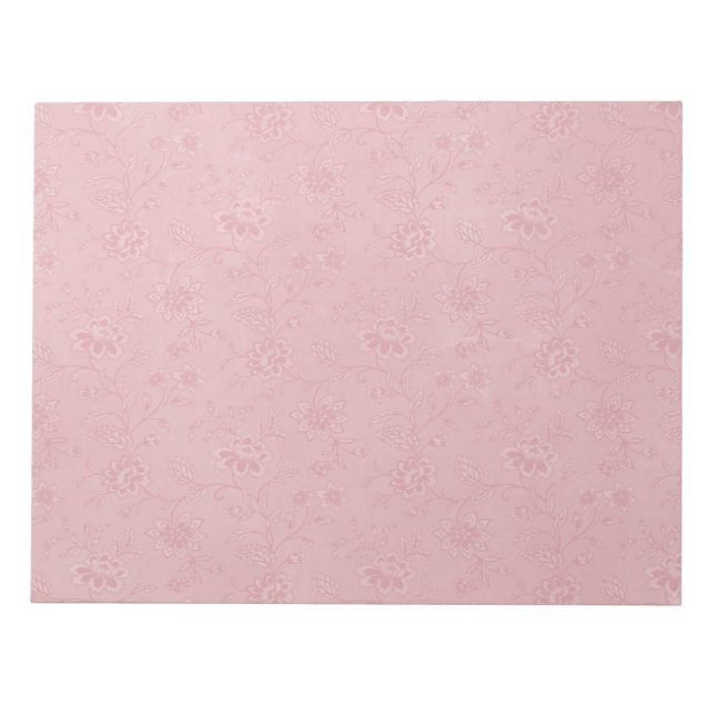 Söt Rosa Flowers Anteckningsblock (Framsida)