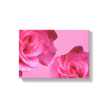 Söt rosa Fransk ro blommigt svart bra konst