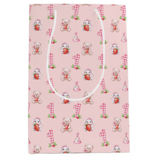 Söt Rosa Gingham, Bunnies och Bears!