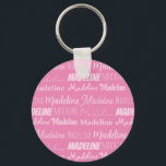 Söt Rosa Girls Namn Font Collage Anpassningsbar To Nyckelring<br><div class="desc">Den här nyckelkedjan för rosa för söt är anpassad med din tonåring eller lilla flickas namn i 9 olika vackra typsnitt. En söt personlig för ett barn eller en tonåring.</div>