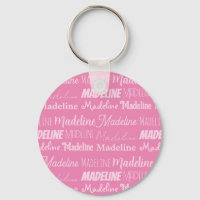 Söt Rosa Girls Namn Font Collage Anpassningsbar To