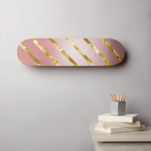 Söt rosa glitter skateboard