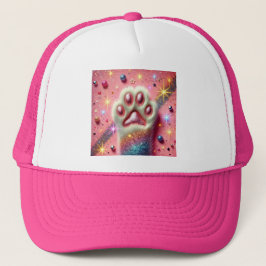 Söt rosa glitterklolik truckerhatt! keps