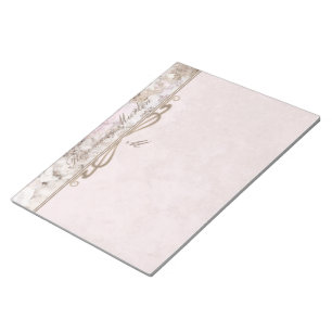 Söt Rosa Granite Anpassningsbar Anteckningsblock
