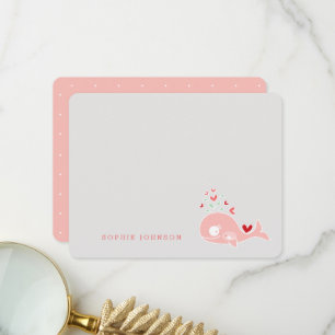 Söt Rosa Gravid Mamma Val Flicka Baby Shower Tack Kort