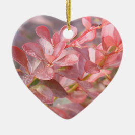 Söt Rosa Grenar Julgransprydnad Keramik