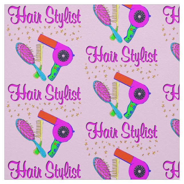 SÖT ROSA HAIR STYLIST TYG (Provkarta)