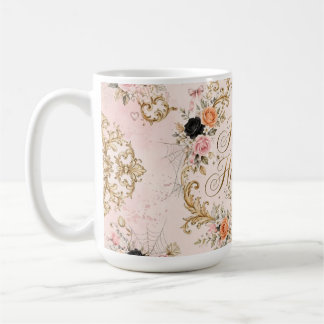Söt Rosa Halloween Kaffe Mugg - Glad Halloween