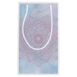 Söt Rosa Helig Lotus Flower Blommar Mandala