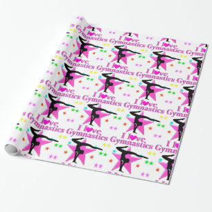 SÖT ROSA I KÄRLEK GYMNASTICS DESIGN PRESENTPAPPER