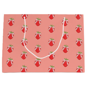 Söt Rosa Jordgubbe 