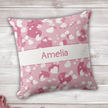 Söt Rosa Kärlek Heart Personlig