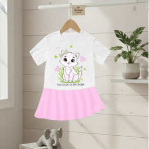 Söt rosa katt t shirt