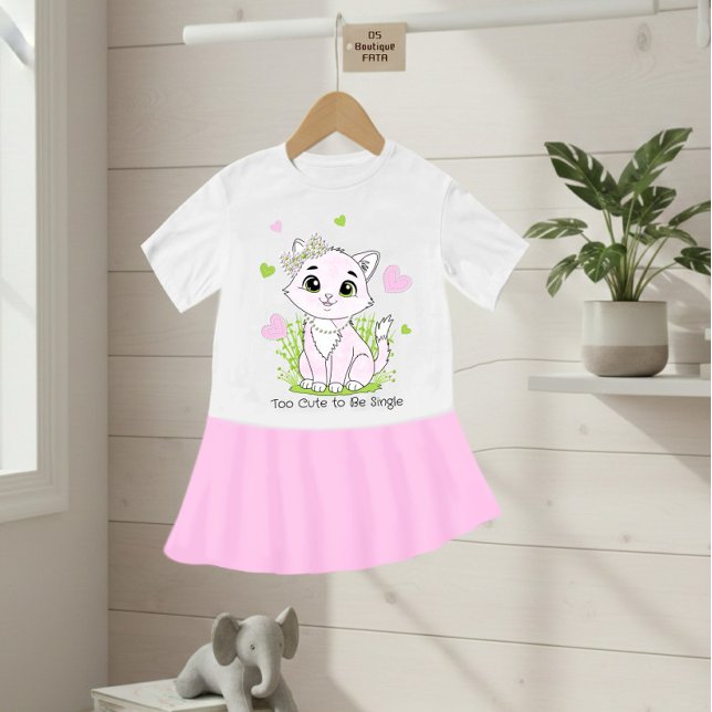 Söt rosa katt t shirt (Skapare uppladdad)