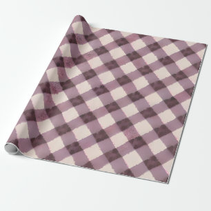 Söt Rosa, Lavender och Brown Play Gift Wrap Presentpapper