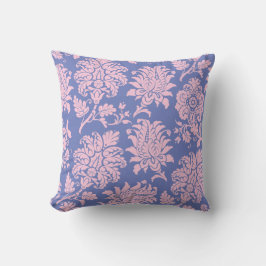 Söt Rosa & Lilac Damask Pillow Kudde