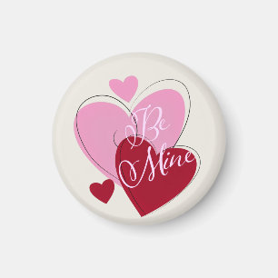 Söt Rosa och Röda örter Kärlek Magnet
