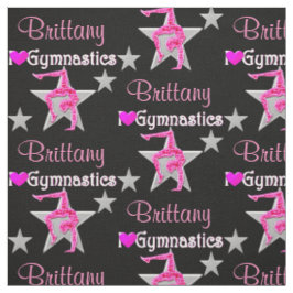 SÖT ROSA OCH SVART PERSONLIG GYMNAST FABRIC TYG