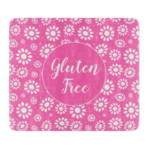 Söt Rosa och vit Blommigt Gluten Free Celiac
