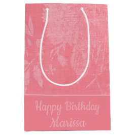 Söt Rosa på Rosa Blommigt Bakgrund