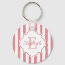 Söt Rosa Paíed Rand Monogram och Namn