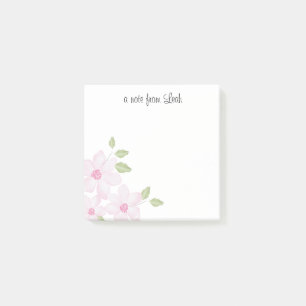 Söt Rosa Peonies Bouquet Post-it Block