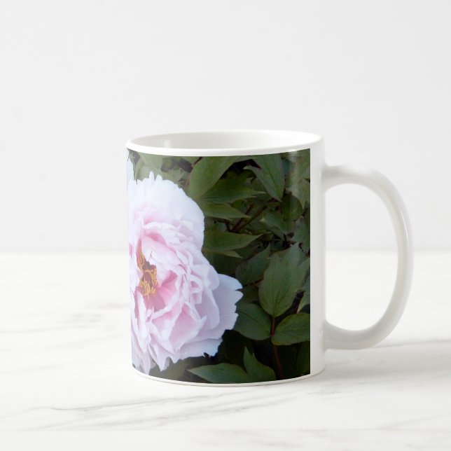 Söt Rosa Peony Mugg (Höger)