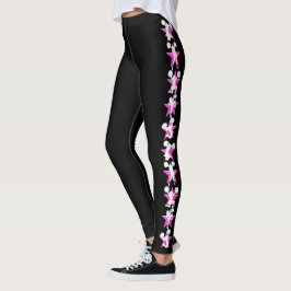 SÖT ROSA PERSONLIG CHEERLEADING LEGGING