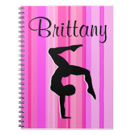 SÖT ROSA PERSONLIG GYMNASTICS JOURNAL ANTECKNINGSBOK