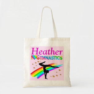 SÖT ROSA PERSONLIG GYMNASTICS TOTALT BAG TYGKASSE