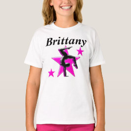 SÖT ROSA PERSONLIG GYMNASTICS TSHIRT TEE SHIRT