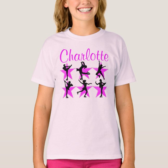 SÖT ROSA PERSONLIG SKATTESTAR T SHIRT (Framsida)