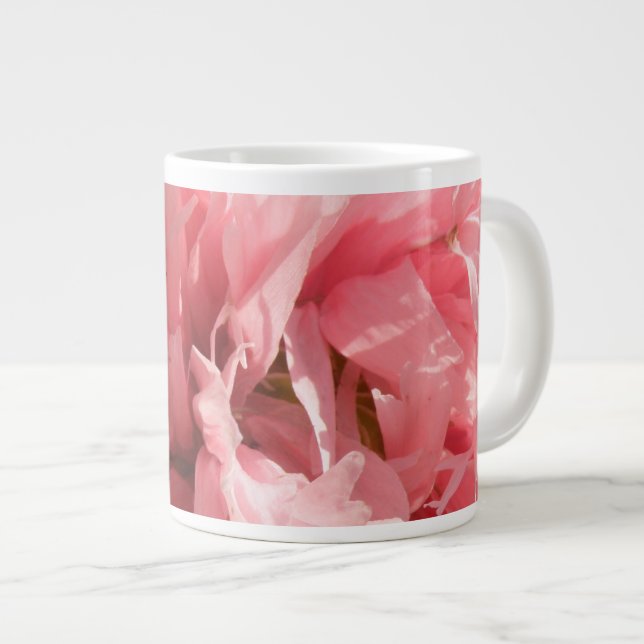 Söt Rosa Poppy Mugg Jumbo Mugg (Framsida höger)