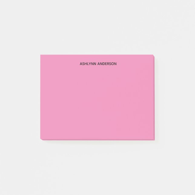 Söt Rosa Post-it Block (Framsida)