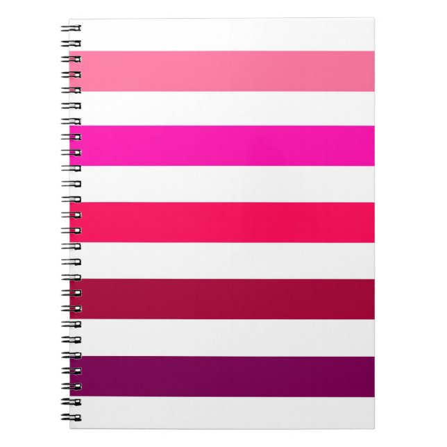 Söt Rosa Rand bärbar dator Anteckningsbok (Framsidan)