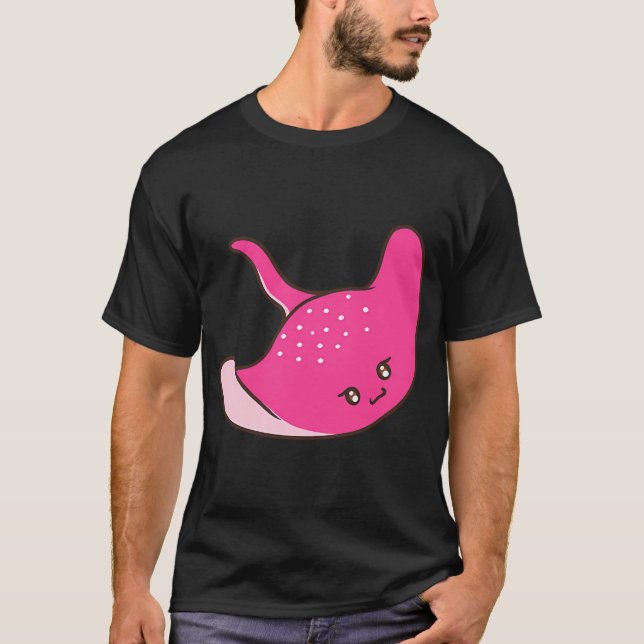 Söt rosa rocka t shirt (Framsida)