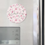 Söt Rosa ros Blommigt Bröllop Magnet<br><div class="desc">Söt Rosa ros Blommigt Bröllop</div>