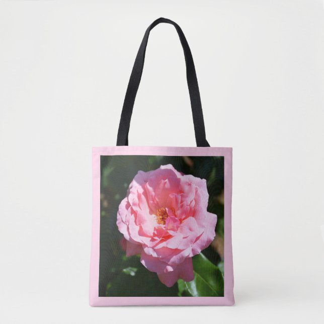 Söt rosa ros mode tygkasse (Framsida)
