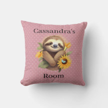 Söt Rosa Sengångare Med Solrosor