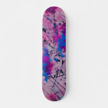 Söt Rosa Skateboard