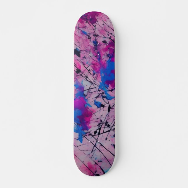 Söt Rosa Skateboard (Framsida)