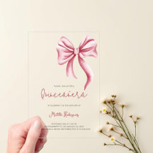 Söt Rosa Slinga Fin Quinceanera Födelsedag