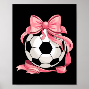 Söt Rosa Slöja Coquette Ll Fotbollstjej Estetisk P Poster