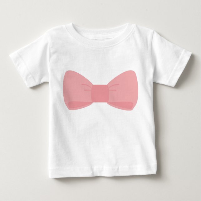 Söt rosa Småbarn Långärmad T Shirt (Framsida)