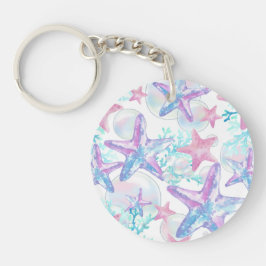 Söt Rosa Starfish Mönster