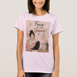 Söt rosa t-shirt för flickor