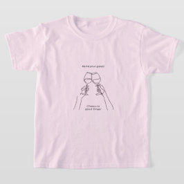 Söt Rosa T-Shirt | Tjejaktig Estetisk Tröja